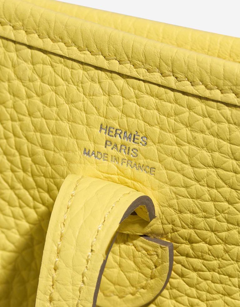 Hermès Evelyne 16 Taurillon Clémence Lime Logo | Vendez votre sac de créateur