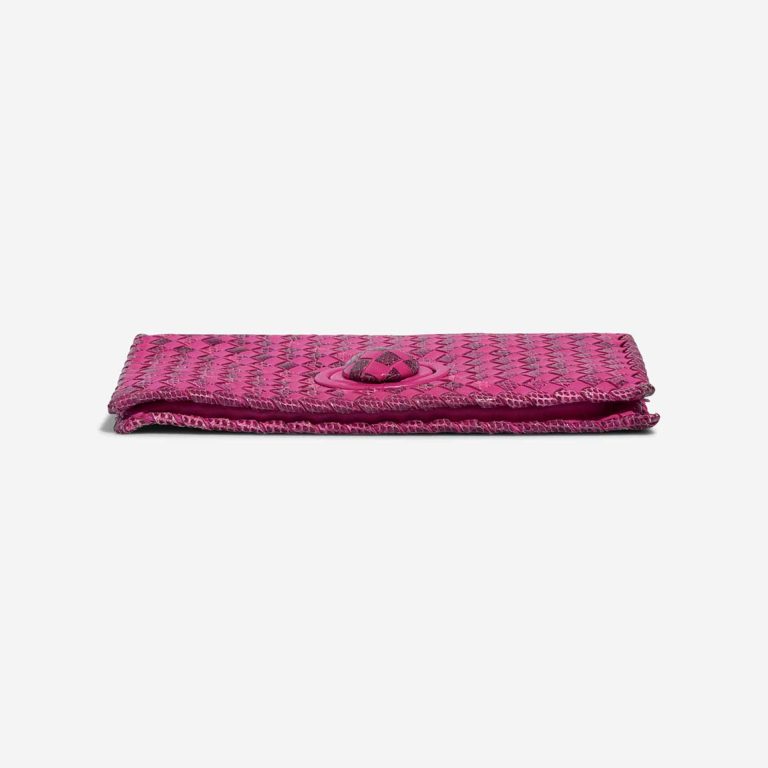 Bottega Veneta Clutch Calf / Python Fuchsia | Sell your designer bag