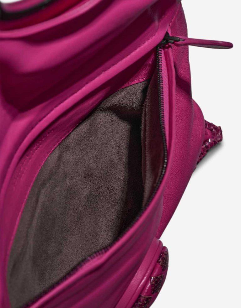 Bottega Veneta Clutch Calf / Python Fuchsia Inside | Sell your designer bag