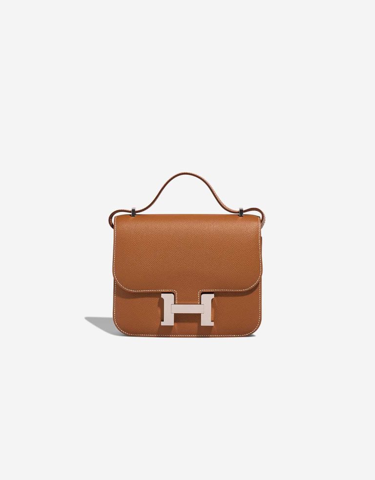 Hermès Constance 18 Epsom Gold Front | Verkaufen Sie Ihre Designer-Tasche