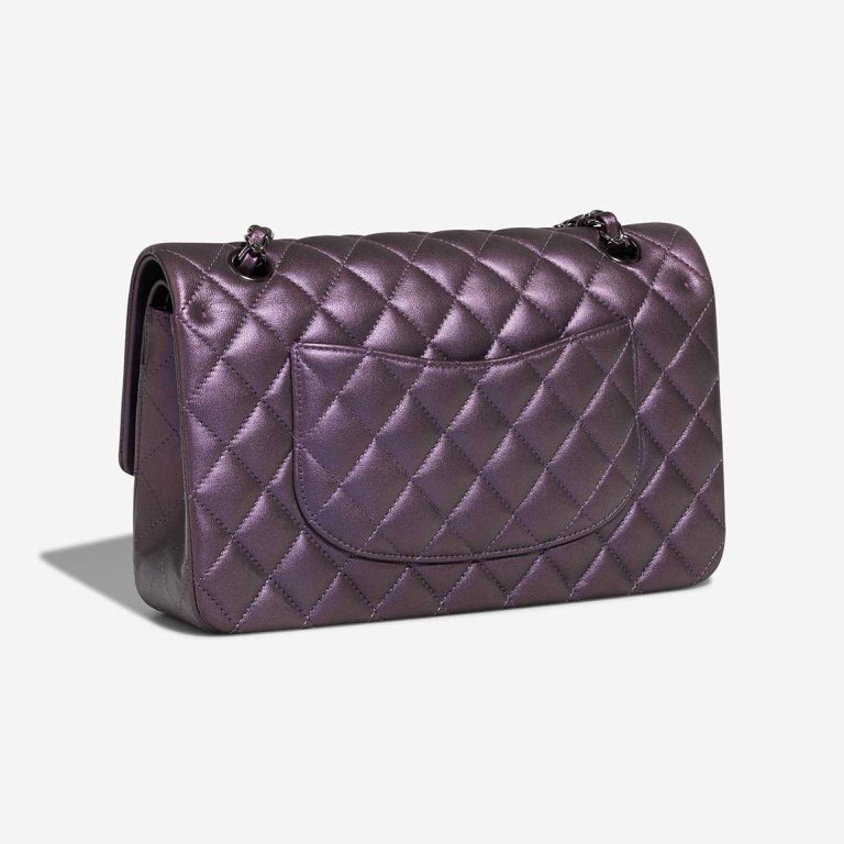 Chanel Timeless Mittel Lammleder Schillerndes Violett | Verkaufen Sie Ihre Designertasche