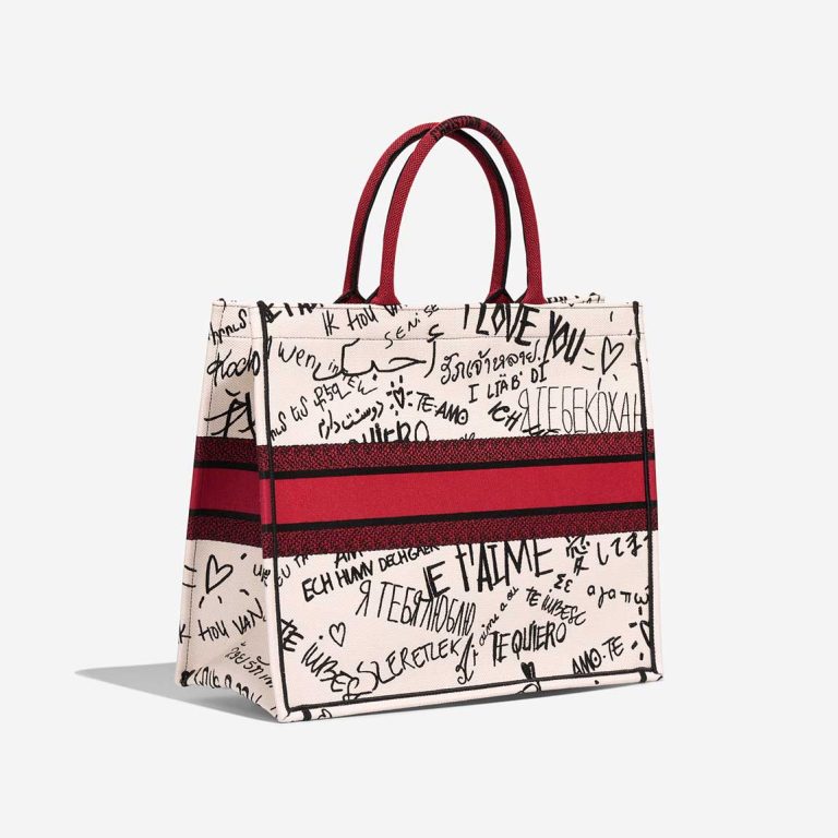 Dior Book Tote Dioramour Graffiti Large White / Red / Black | Sell your designer bag