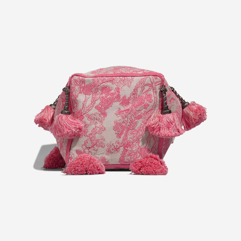 Dior D Bubble Bucket Canvas Neon Pink / White | Sell your designer bag