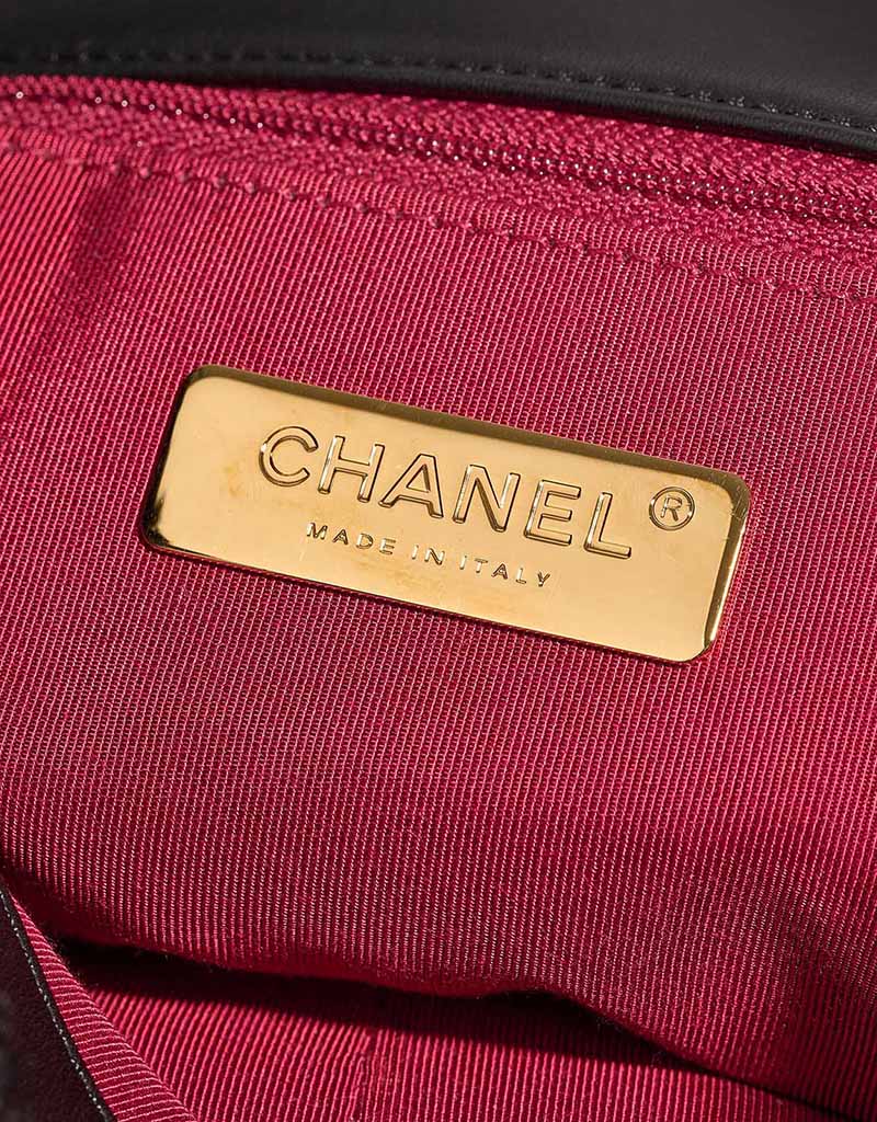 Chanel 19 Flap Bag Large Shearling Black | SACLÀB