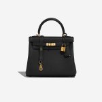 Hermès Kelly 25 Togo Black Front | Sell your designer bag