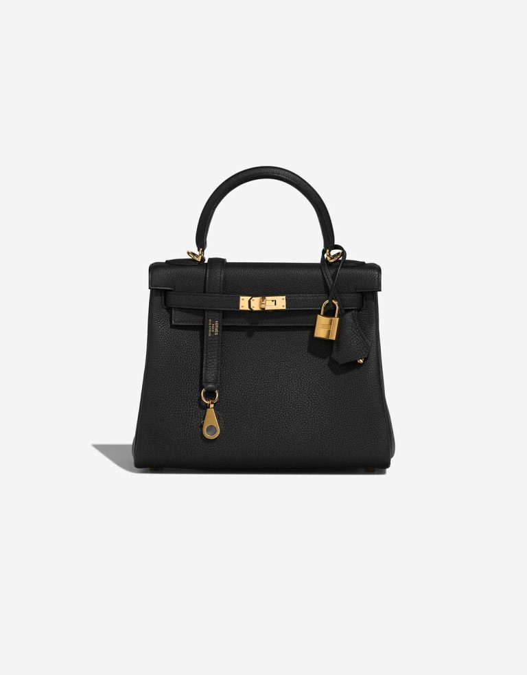 Hermès Kelly 25 Togo Black Front | Sell your designer bag