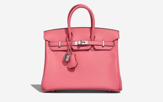 Hermès Birkin 25 Swift Rose Azalée Front | Sell your designer bag