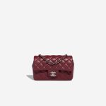 Chanel Timeless Mini Rectangular Lamb Burgundy Front | Sell your designer bag