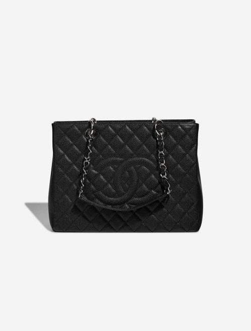 Chanel Shopping Tote GST Caviar Black Front | Sell your designer bag