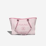 Chanel Deauville Small Rattan / Lamb Pink / White Front | Sell your designer bag