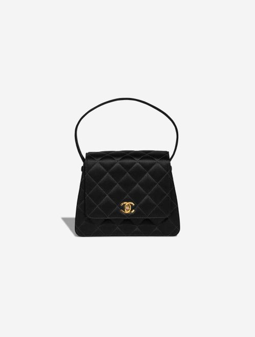 Chanel Timeless Handle Mini Satin Black Front | Sell your designer bag