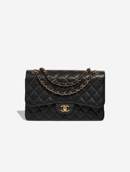 Chanel Timeless Jumbo Caviar Black Front | Sell your designer bag