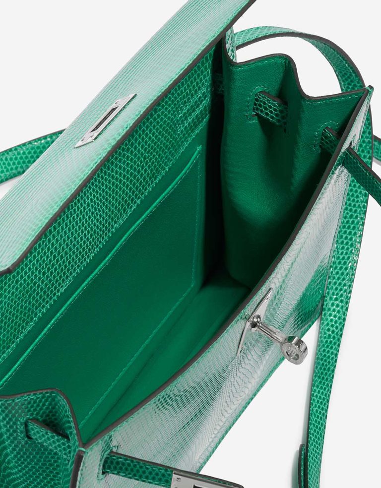 Hermès Kelly Danse Salvator Lizard Vert Menthe Inside | Verkaufen Sie Ihre Designertasche