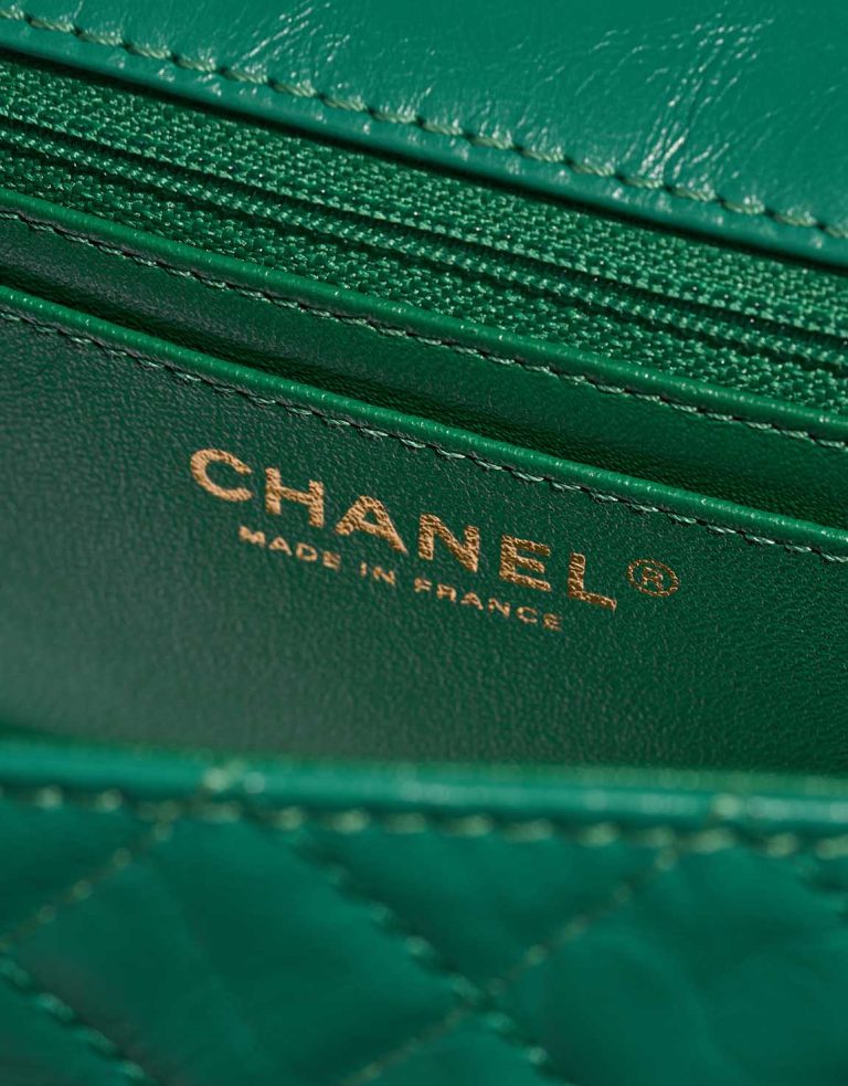 Chanel 2.55 Reissue 224 Aged Calf Green Logo | Sell your designer bag