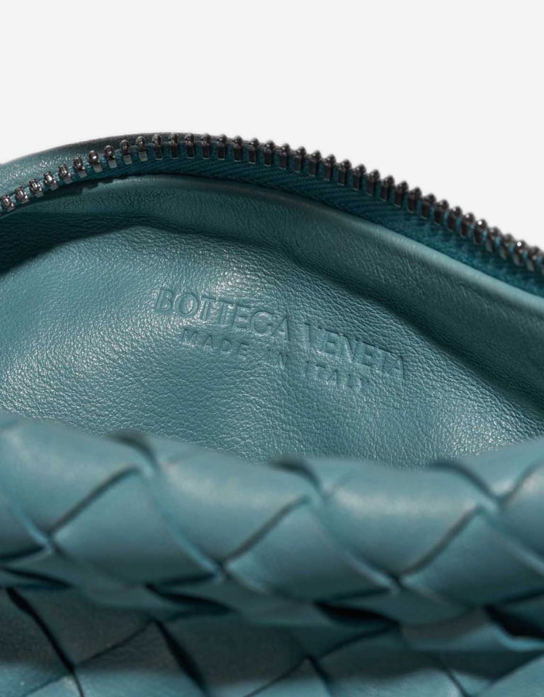 Bottega Veneta Jodie Mini Lamb Turquoise Logo | Sell your designer bag