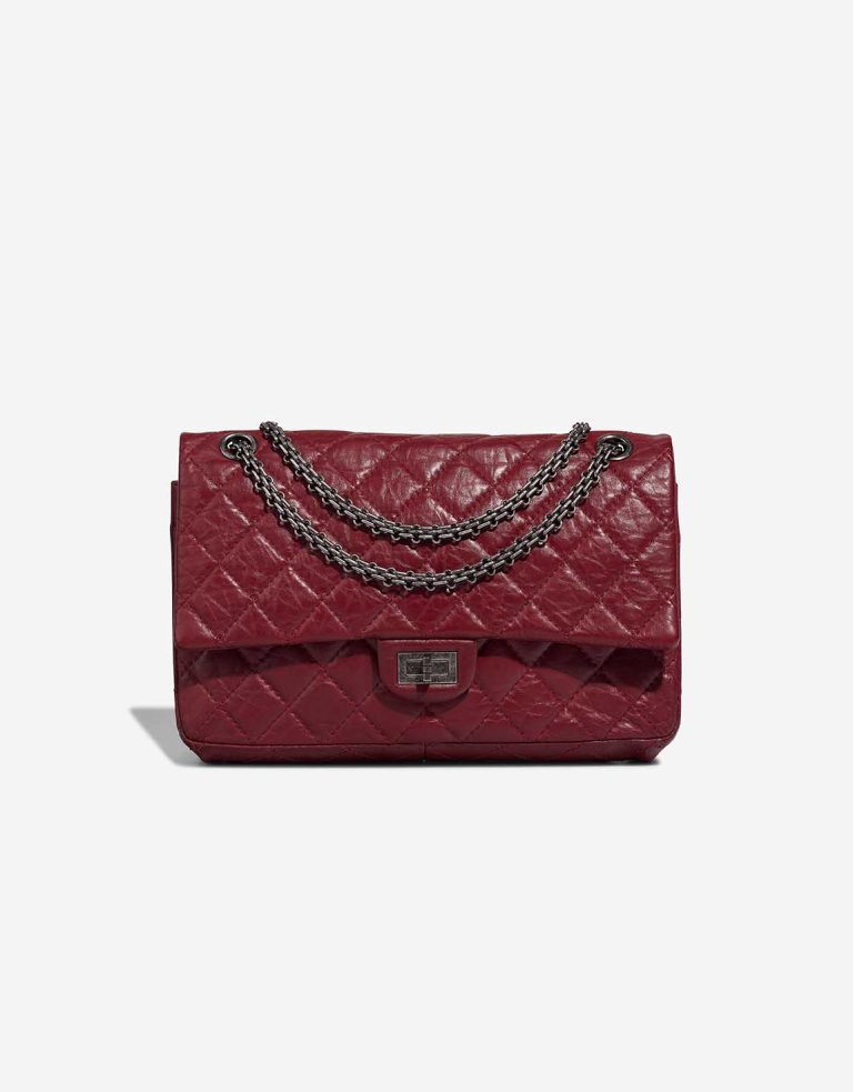 Chanel 2.55 Reissue 227 Aged Calf Burgundy Front | Sell your designer bag