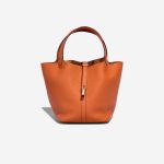 Hermès Picotin 22 Taurillon Clémence Orange Front | Sell your designer bag