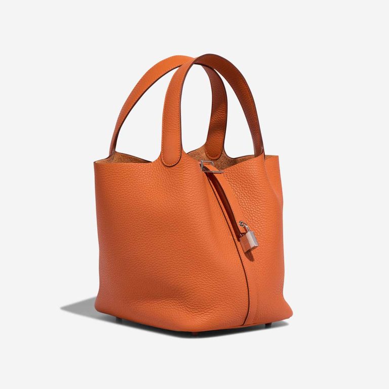 Hermès Picotin 22 Taurillon Clémence Orange | Vendre votre sac de créateur