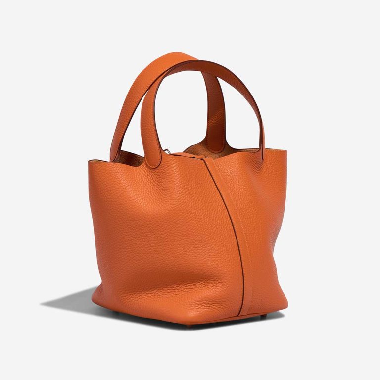 Hermès Picotin 22 Taurillon Clémence Orange | Vendre votre sac de créateur