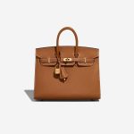 Hermès Birkin 25 Epsom Gold Front | Sell your designer bag