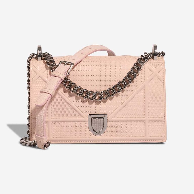 Dior Diorama Small Patent Light Pink Front | Verkaufen Sie Ihre Designer-Tasche