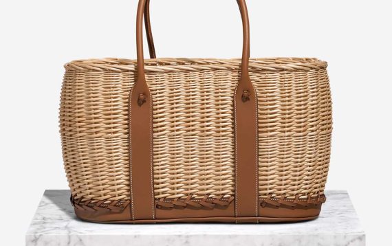 Hermès Garden Party Picnic 36 Osier / Barénia Fauve / Beige Front | Verkaufen Sie Ihre Designer-Tasche