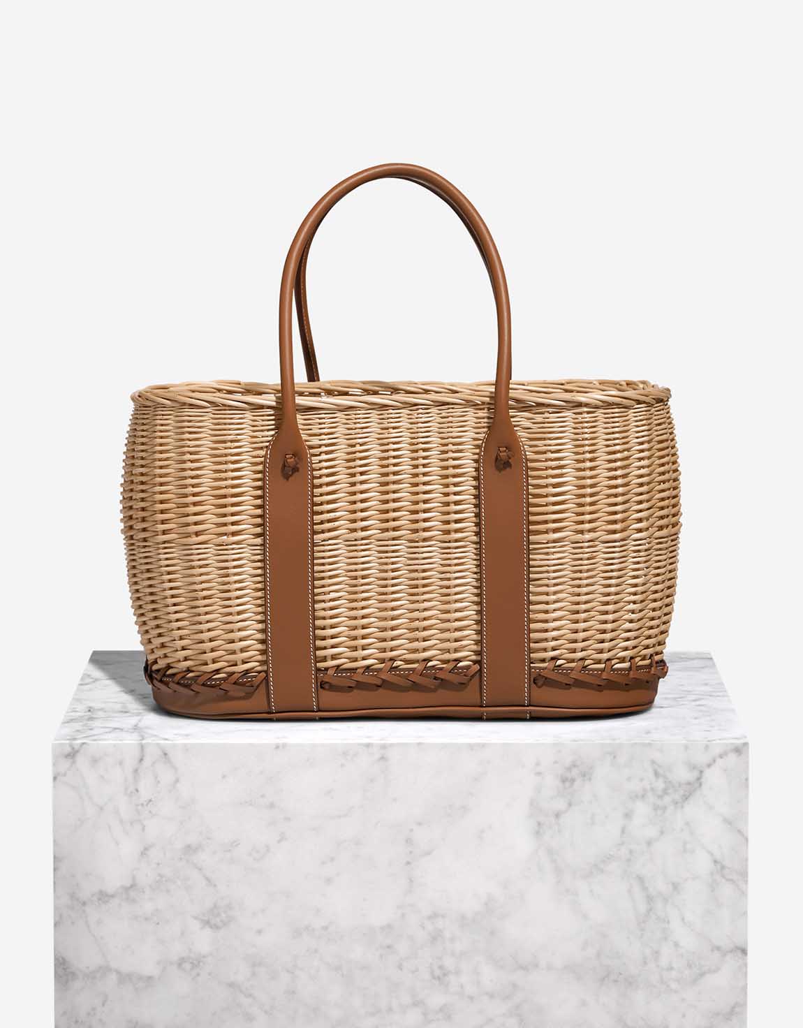 Hermès Garden Party Picnic 36 Osier / Natural / Gold | SACLÀB