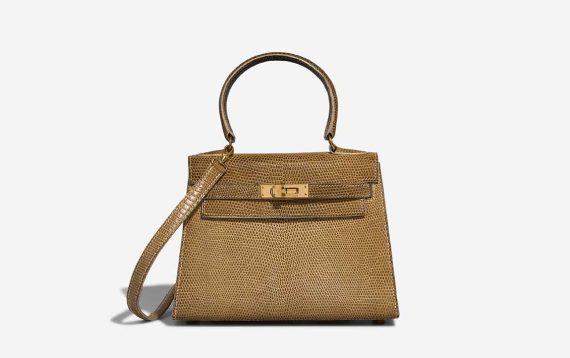 Hermès Kelly Mini lézard Ficelle Front | Vendre votre sac de créateur