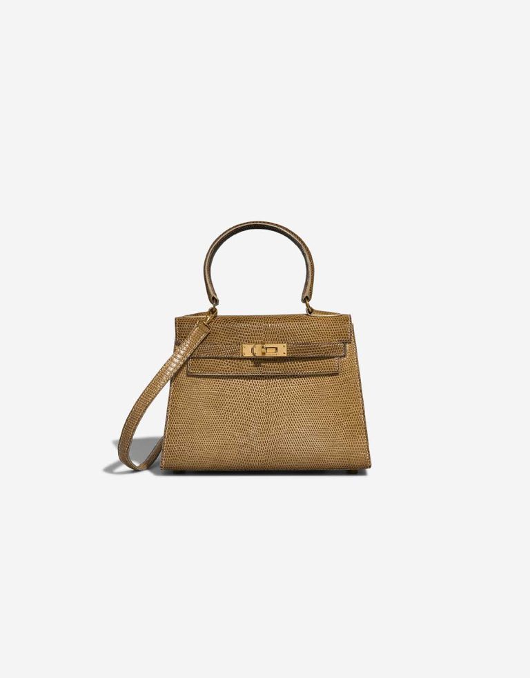 Hermès Kelly Mini Lizard Ficelle Front | Sell your designer bag