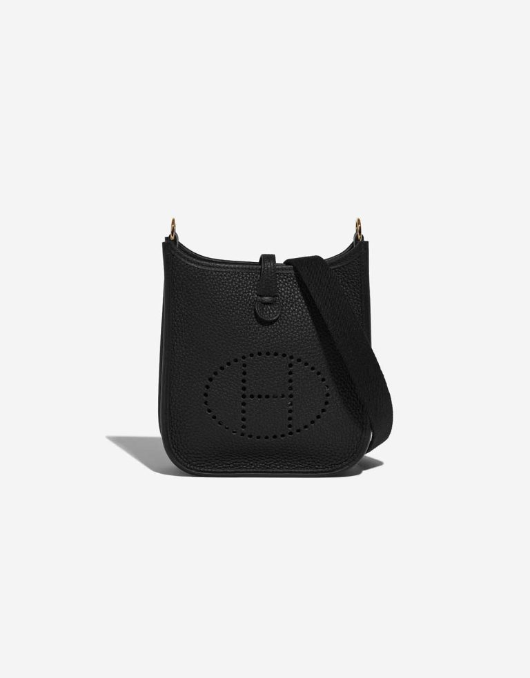 Hermès Evelyne 16 Clémence Black Front | Sell your designer bag