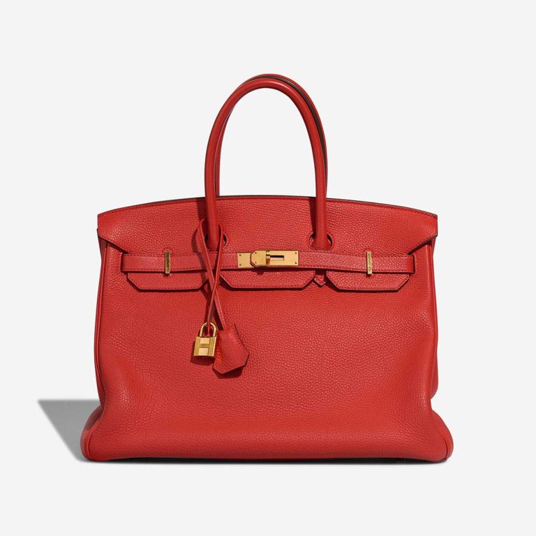 Hermès Birkin 35 Clémence Rouge Tomate Front | Vendre votre sac de créateur