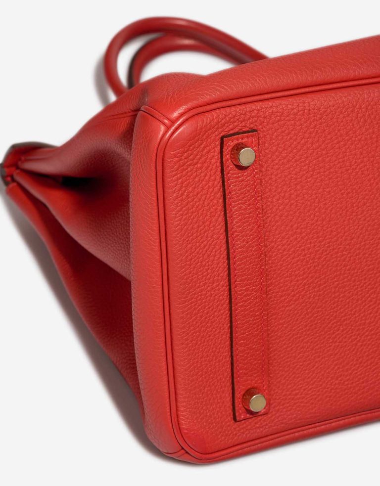 Hermès Birkin 35 Clémence Rouge Tomate Signes d'usure | Vendre votre sac de créateur