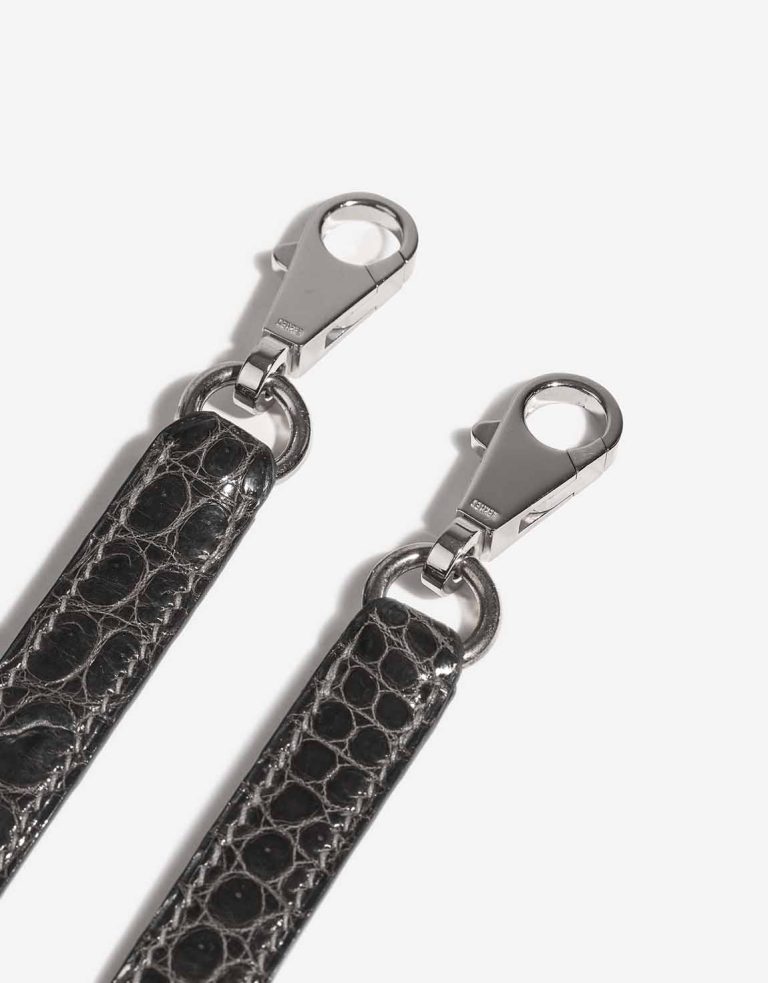 Hermès Kelly Strap Porosus Crocodile Graphite Closing System | Sell your designer bag