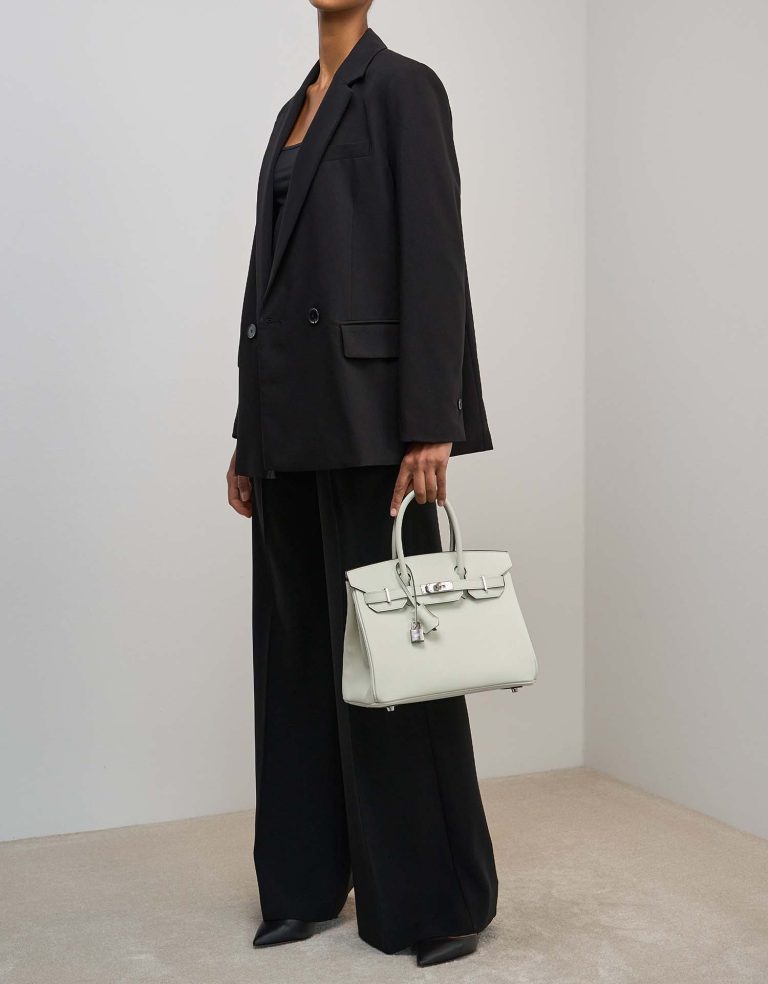 Hermès Birkin 30 Epsom Vert Fizz Front | Verkaufen Sie Ihre Designer-Tasche