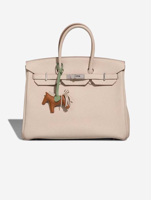 Hermès Rodéo PM Swift Gold / Vert Criquet / Craie Closing System | Sell your designer bag