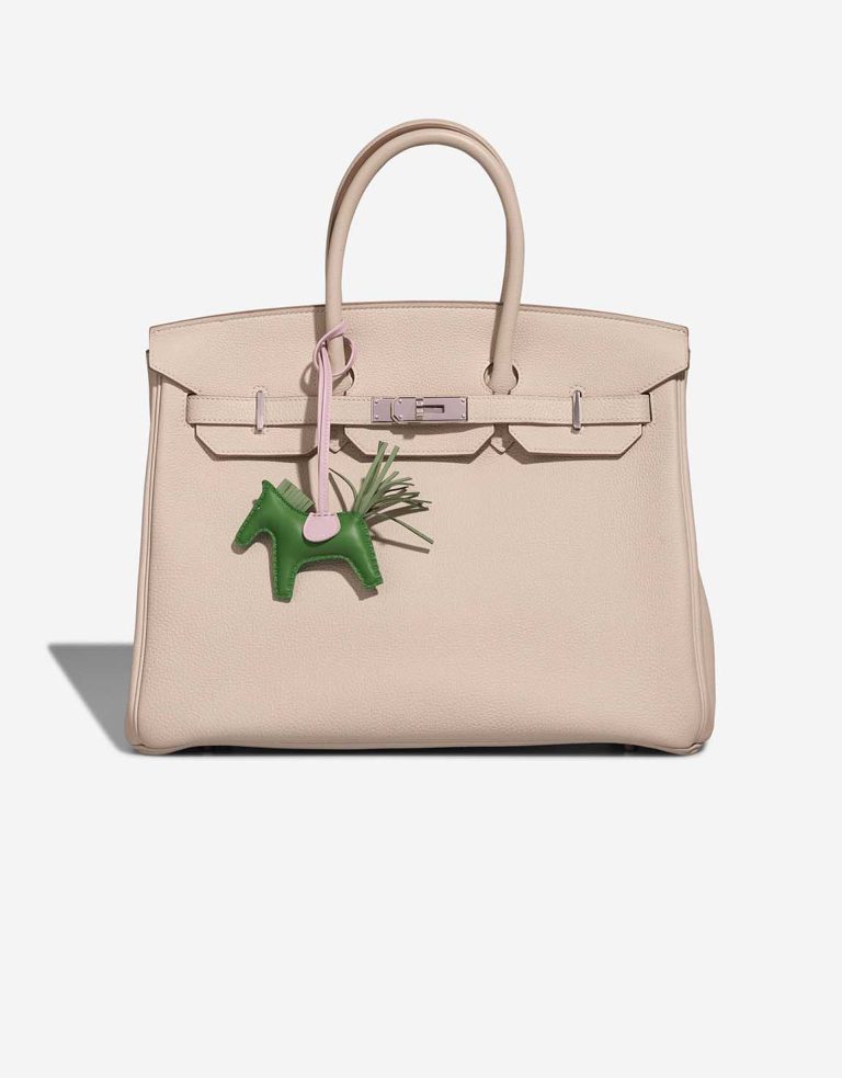 Hermès Rodéo PM Swift Vert Yucca / Mauve Sylvestre / Vert Criquet Front | Sell your designer bag
