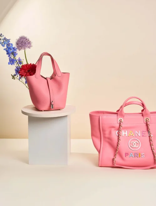 Chanel Deauville Shopper Pink | Designer Summer Bags