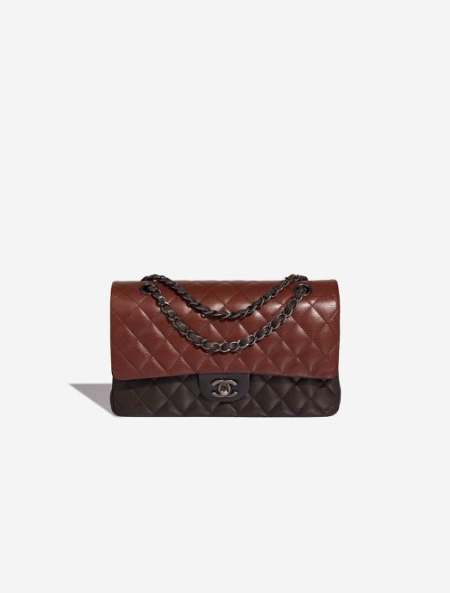 Chanel Timeless Medium Lamb Brown / Grey / Black Front | Sell your designer bag