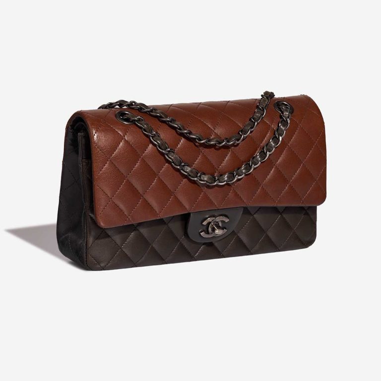 Chanel Timeless Medium Lammleder Braun / Grau / Schwarz | Verkaufen Sie Ihre Designer-Tasche