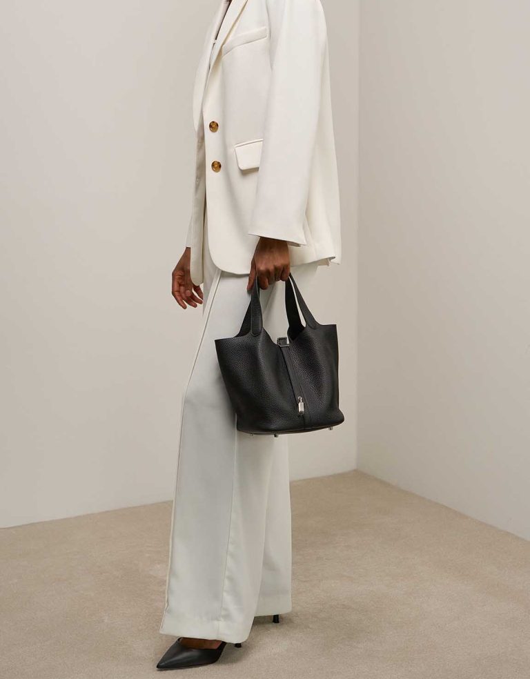 Hermès Picotin 22 Taurillon Clémence Black | Sell your designer bag