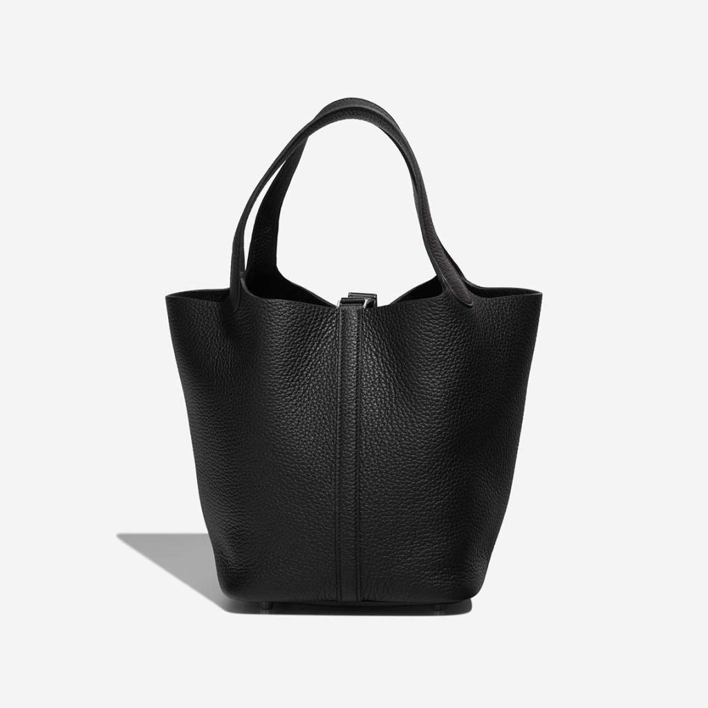 Hermès Picotin 22 Taurillon Clémence Black | SACLÀB