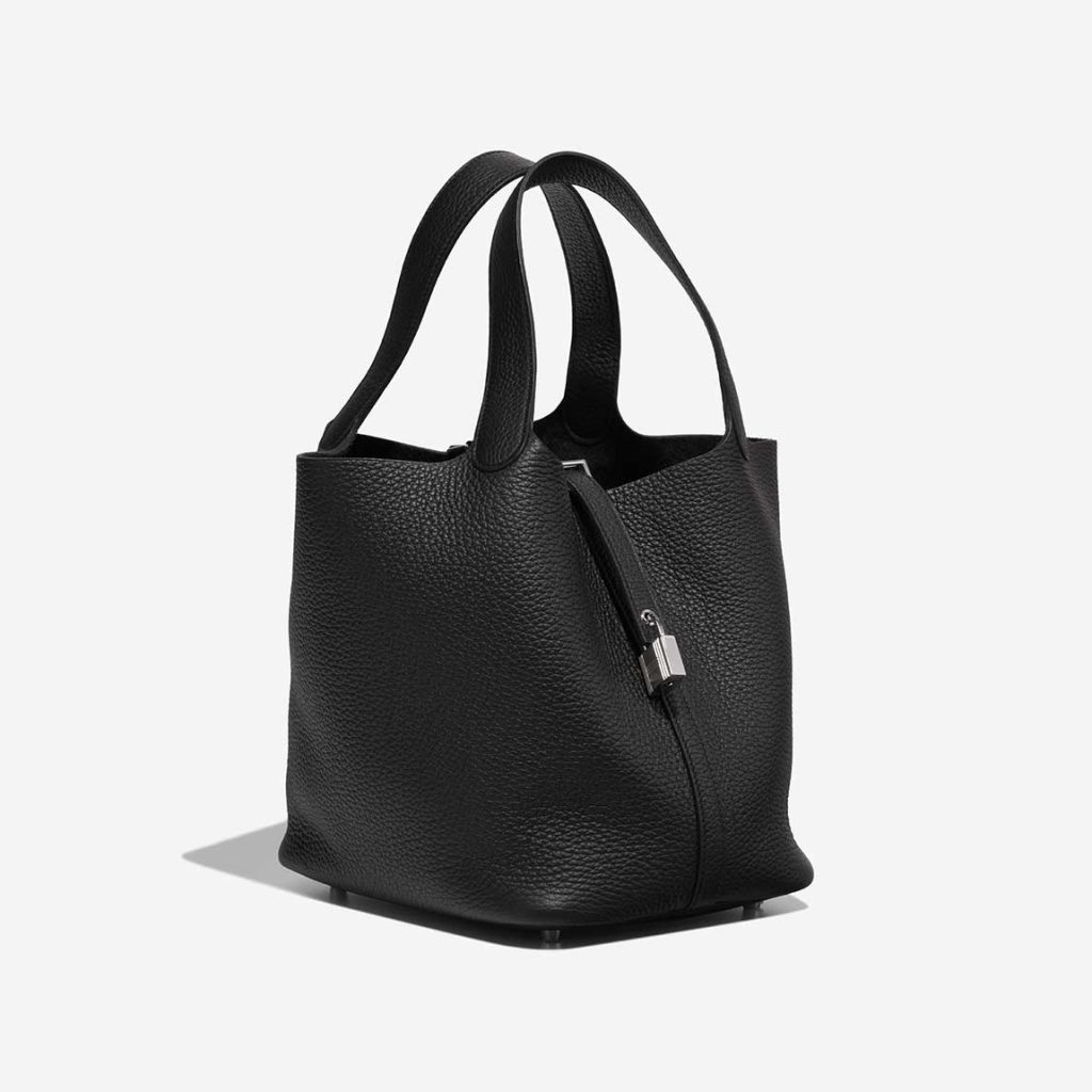 Hermès Picotin 22 Taurillon Clémence Black | SACLÀB