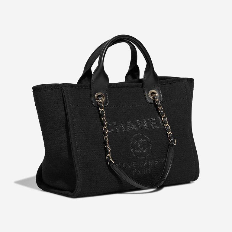 Chanel Deauville Small Cotton Black | Sell your designer bag