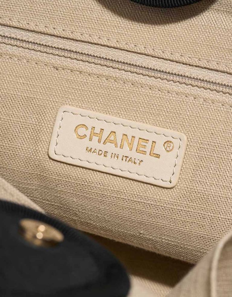 Chanel Deauville Small Cotton Black Logo | Sell your designer bag