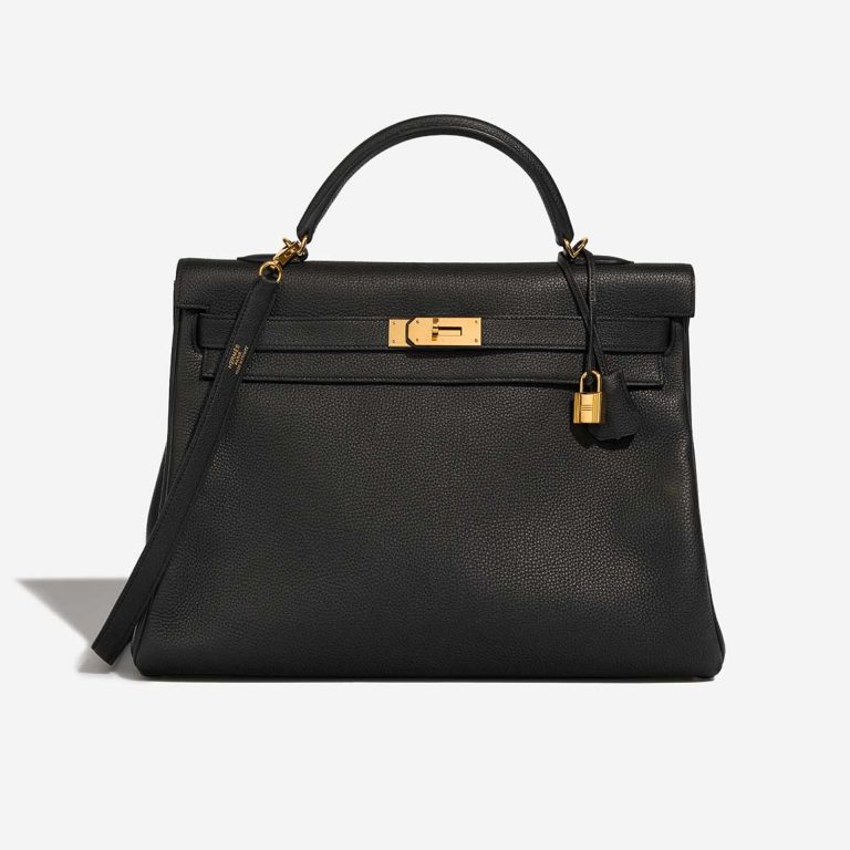 Hermès Kelly 40 Togo Black Front | Sell your designer bag