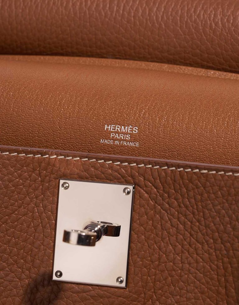 Hermès Jypsière 31 Clémence Gold Logo | Sell your designer bag