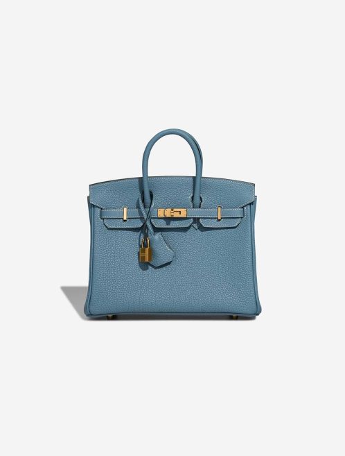 Hermès Birkin 25 Togo Bleu Jean Front | Vendre votre sac de créateur