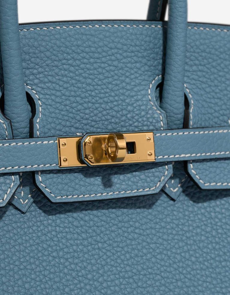 Hermès Birkin 25 Togo Bleu Jean Closing System | Sell your designer bag