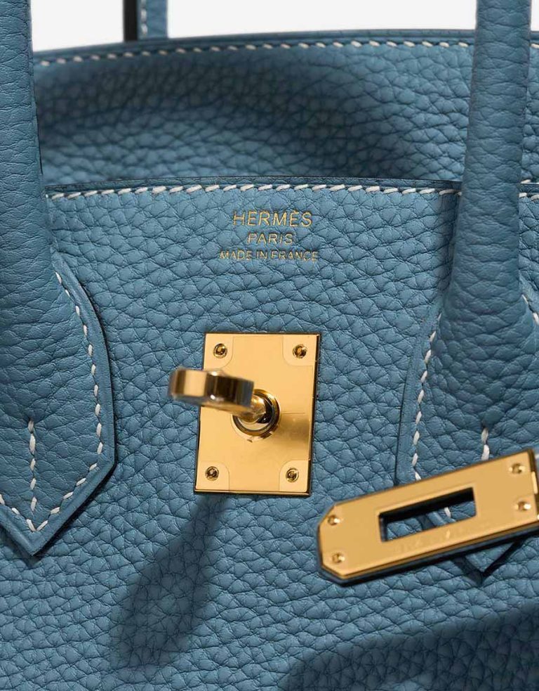 Hermès Birkin 25 Togo Bleu Jean Logo | Sell your designer bag