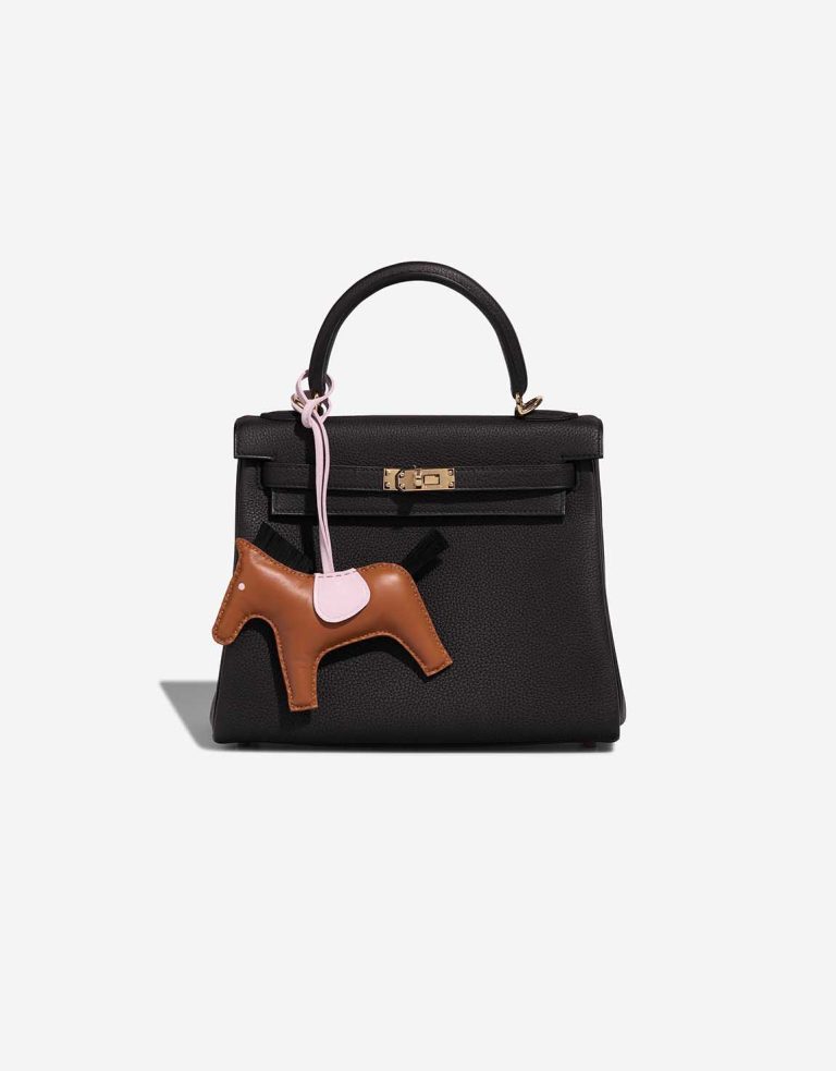 Hermès Rodéo MM Milo Gold / Mauve Pâle / Black Front | Sell your designer bag